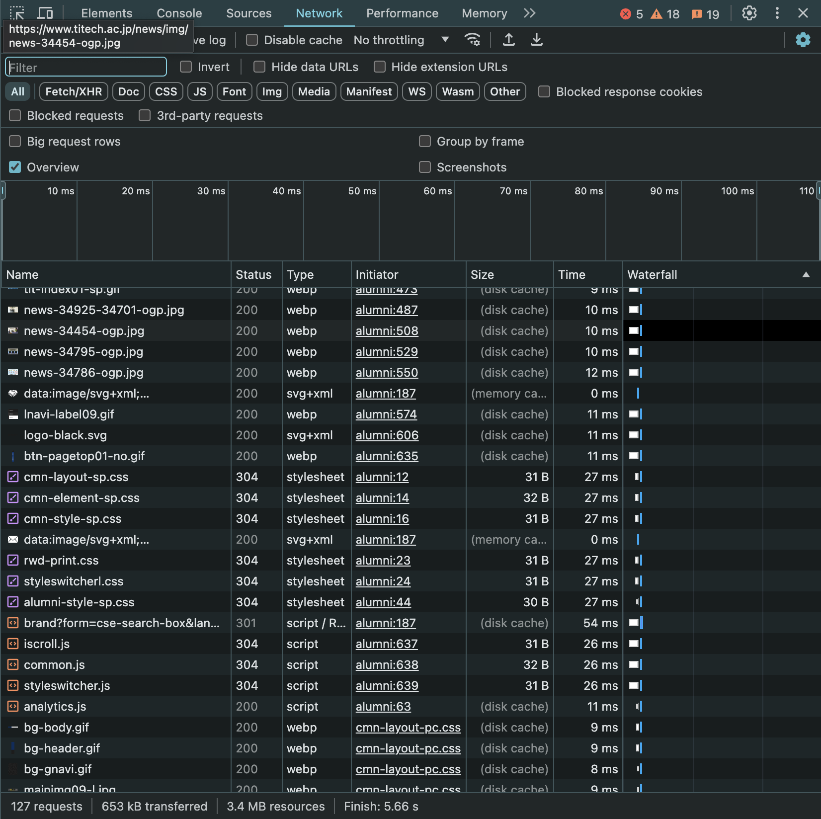 DevTools-Network